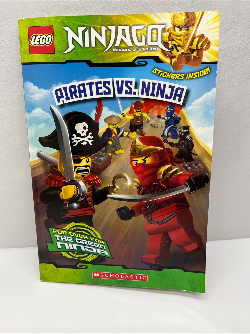 Lego Ninjago Pirates vs. Ninja Book - Red, Black, Green, Blue, Yellow